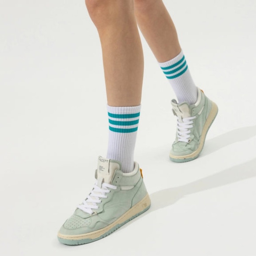 Oncept - Philly Midtop Sneaker in Seafoam, 9.5 - Picture 13 of 15